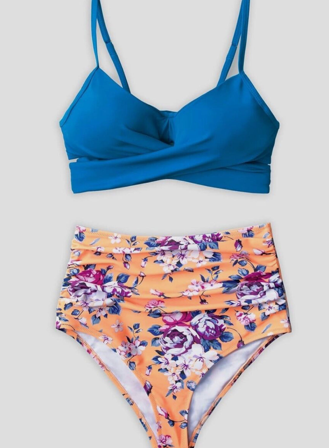 Bikini Set for Women Two Piece Swimsuits High Waisted
