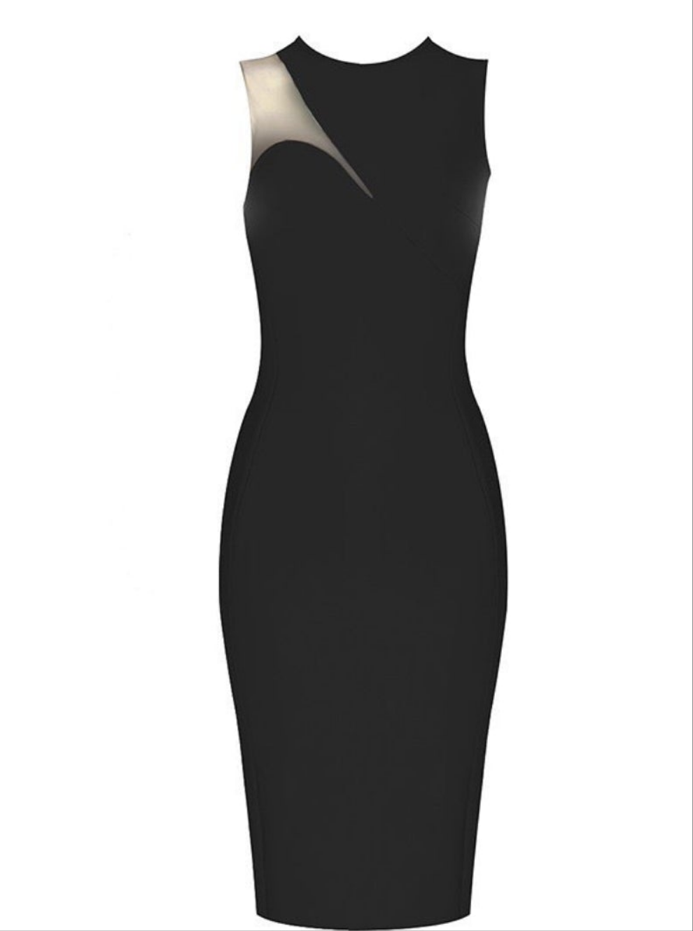 Womens black cocktail dress