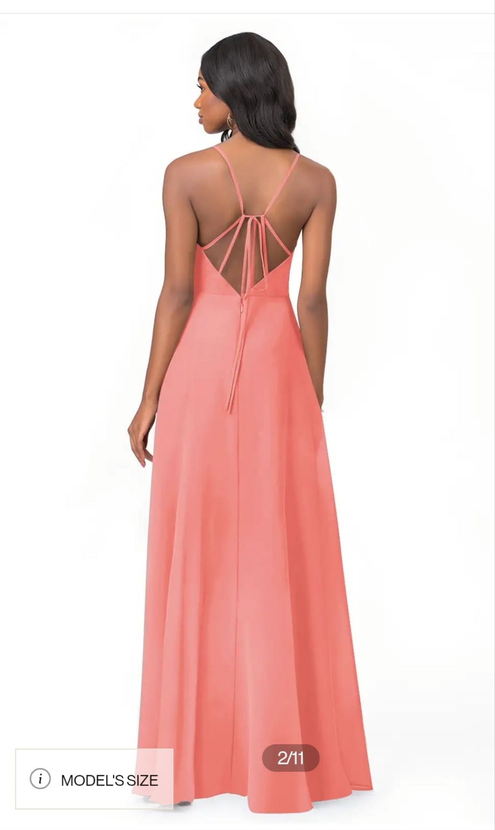 AZAZIE Everleigh bridesmaid dress in watermelon