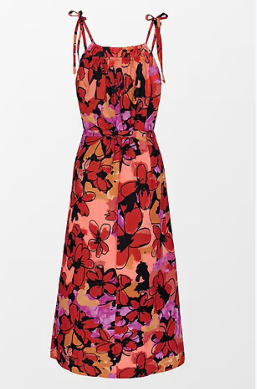 Cupshe Rylan floral belted midi dress