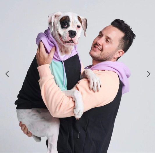 SPARKPAWS cyberpunk human hoodie - Matching dog and adult sweaters
