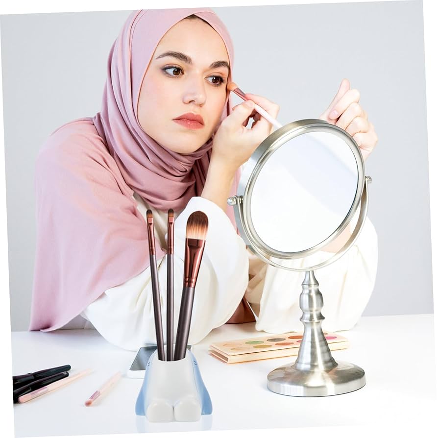 Pet Pen Holder Hair Brush Organizer Resin Makeup Organizer Desk Makeup Brush Holder