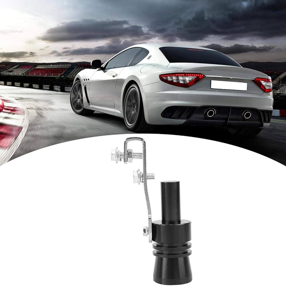 Turbo Sound Whistle,Turbo Sound Muffler, Aluminium Alloy Turbo Sound Tail Throat Exhaust Pipe Whistle Tail Throat Whistle Muffler Pipe Whistle Car Modified Part