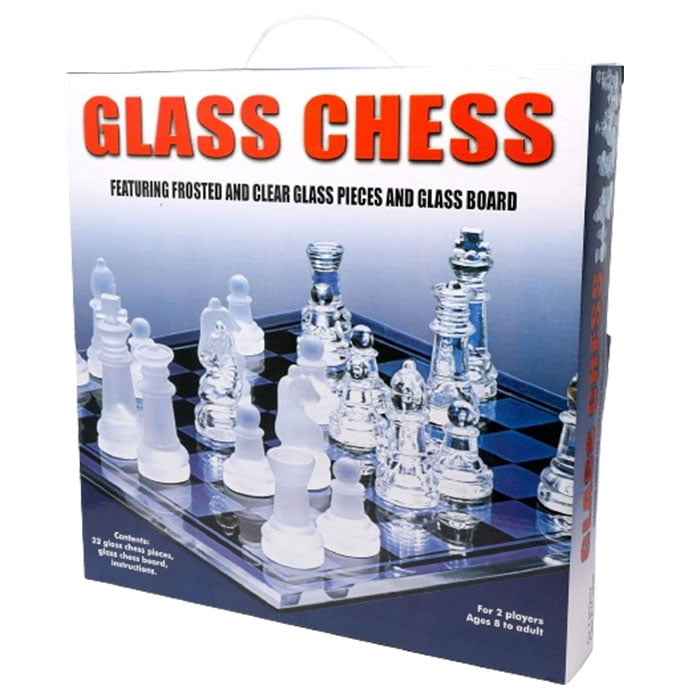 Glass Chess, Vintage Small Glass Chess, Collectibles Chess, Retro Chess Set, Glass Chess Board, Glass Chess Pieces, Retro Glass Chess