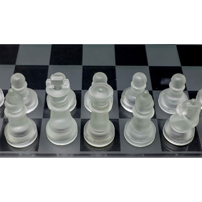 Glass Chess, Vintage Small Glass Chess, Collectibles Chess, Retro Chess Set, Glass Chess Board, Glass Chess Pieces, Retro Glass Chess