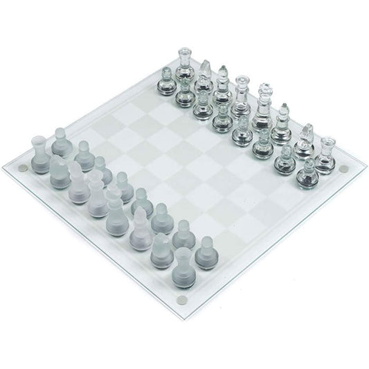Glass Chess, Vintage Small Glass Chess, Collectibles Chess, Retro Chess Set, Glass Chess Board, Glass Chess Pieces, Retro Glass Chess