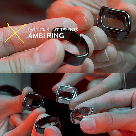 Ambi Ring Magic Tricks Circle Square Magic Magician Accessories Close-up Street Optical Illusion Gimmick Props