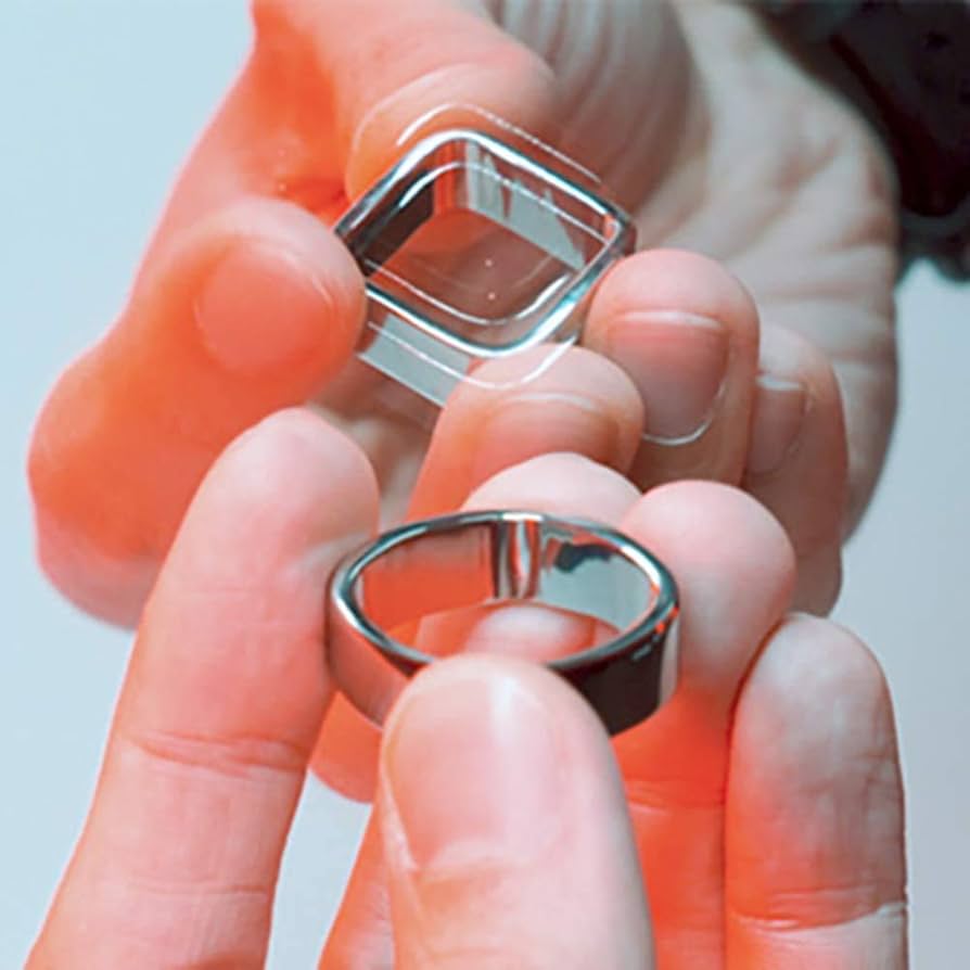 Ambi Ring Magic Tricks Circle Square Magic Magician Accessories Close-up Street Optical Illusion Gimmick Props