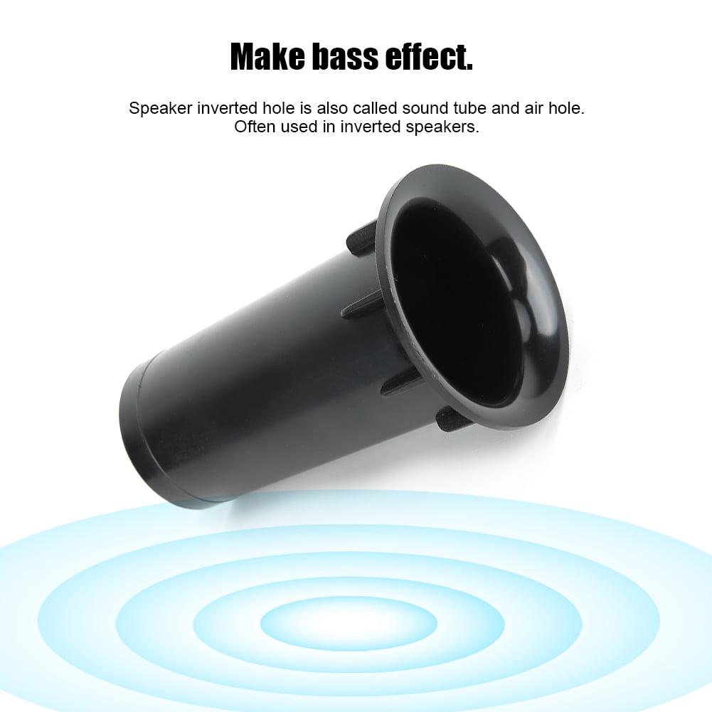 Tube 2PCS T1 Bass Speaker ABS Plastic Smooth Inner Wall Inverted Tube for 5-6 inches Speakers