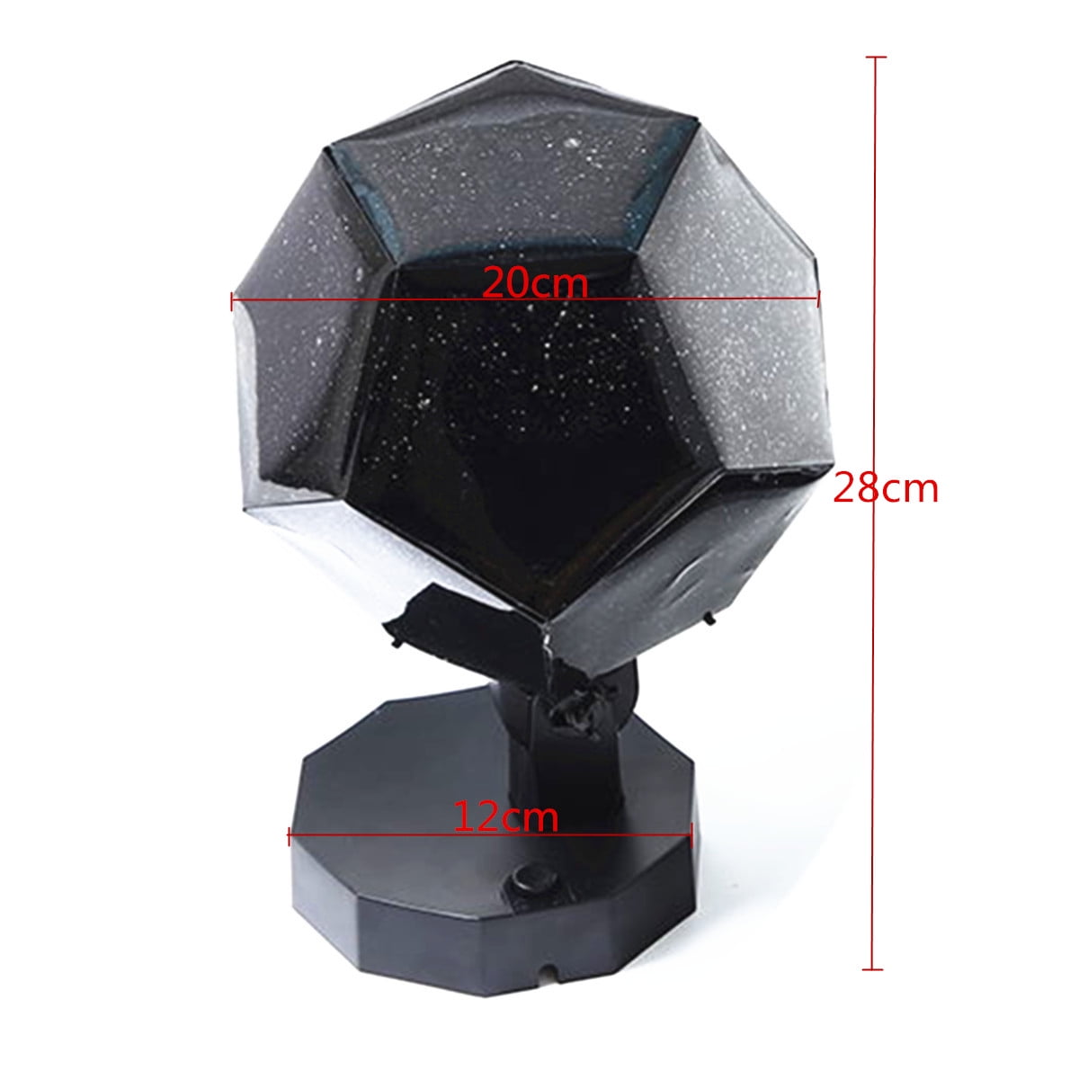 3 Colors Star Sky Laser Projector Light with 2 Lamp Bulbs DIY Night Light Cosmos Celestial Lamp Romantic
