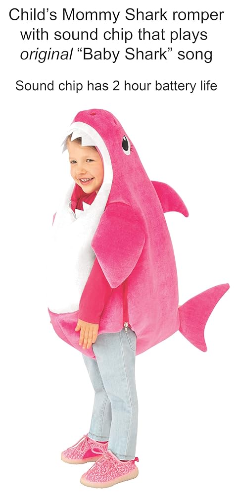 Unisex-Child Mommy Shark Costume with Sound ChipCostumes