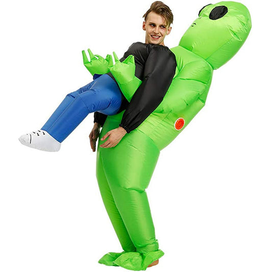 Halloween Costumes Inflatable Alien ET Suit Inflatable Costume for Adult