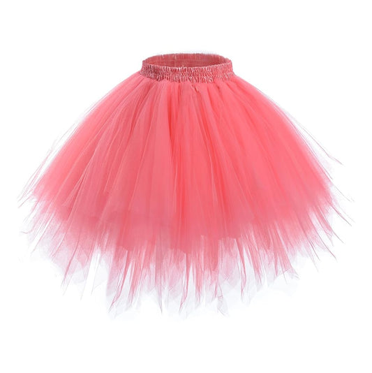 Womens Short Ballet Tutu Skirt - Elastic Vintage
Size Small (15.8inches - 23.6inches)