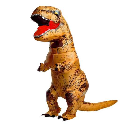 Inflatable Dinosaur Costume for Adult T-rex Blow Up Costumes for Women Men,Funny Halloween Costumes Party Cosplay