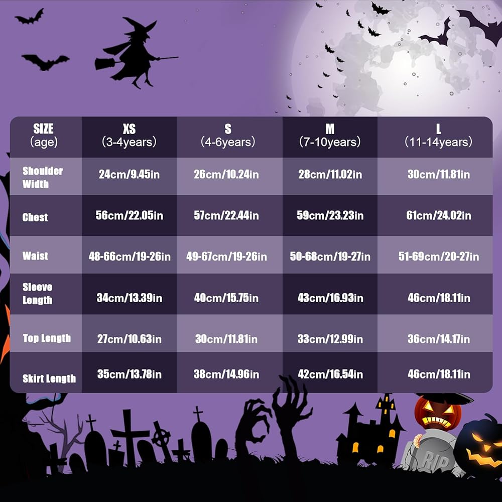 Halloween Skeleton Costume for Kids, Skeleton Tutu Dress for Girls, Reflective Skeleton Costume for Girls