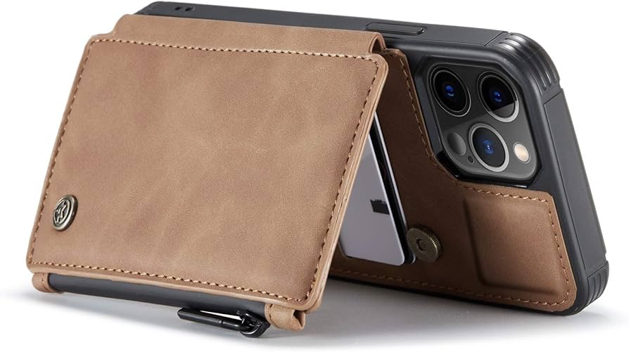 Shell for Apple iPhone 13 Durable Leather Zipper Sturdy Shell Cover