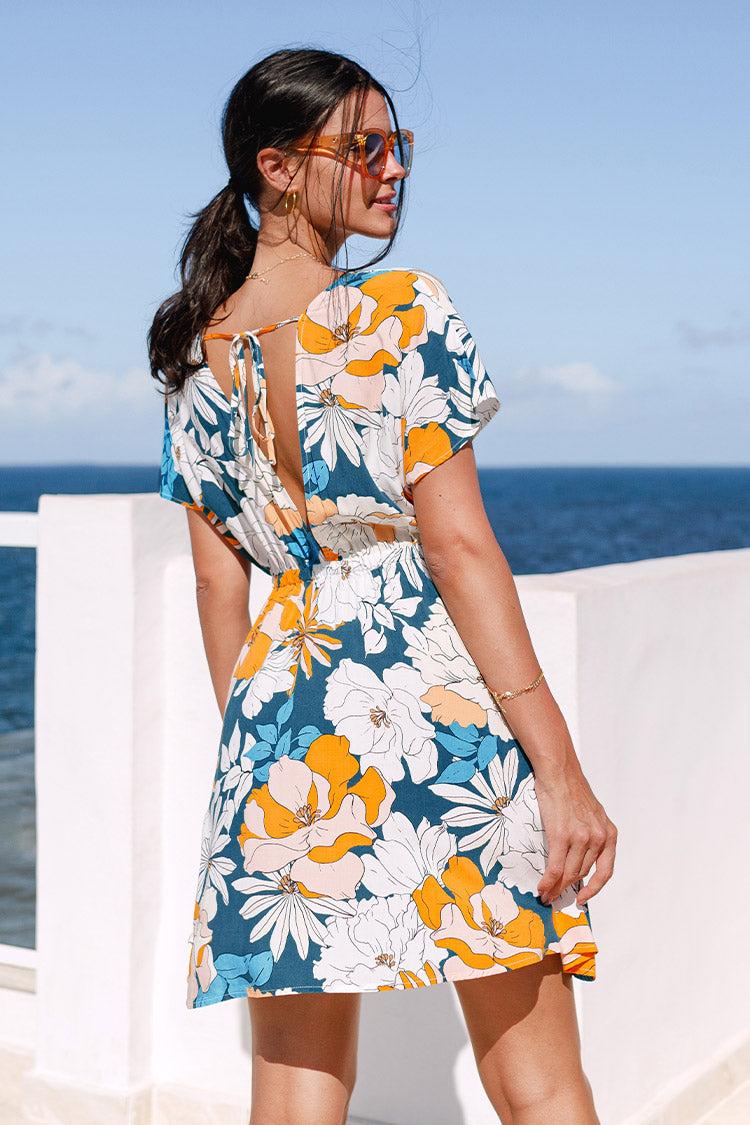 CUPSHE Jena Floral V Neck Dress Size Small