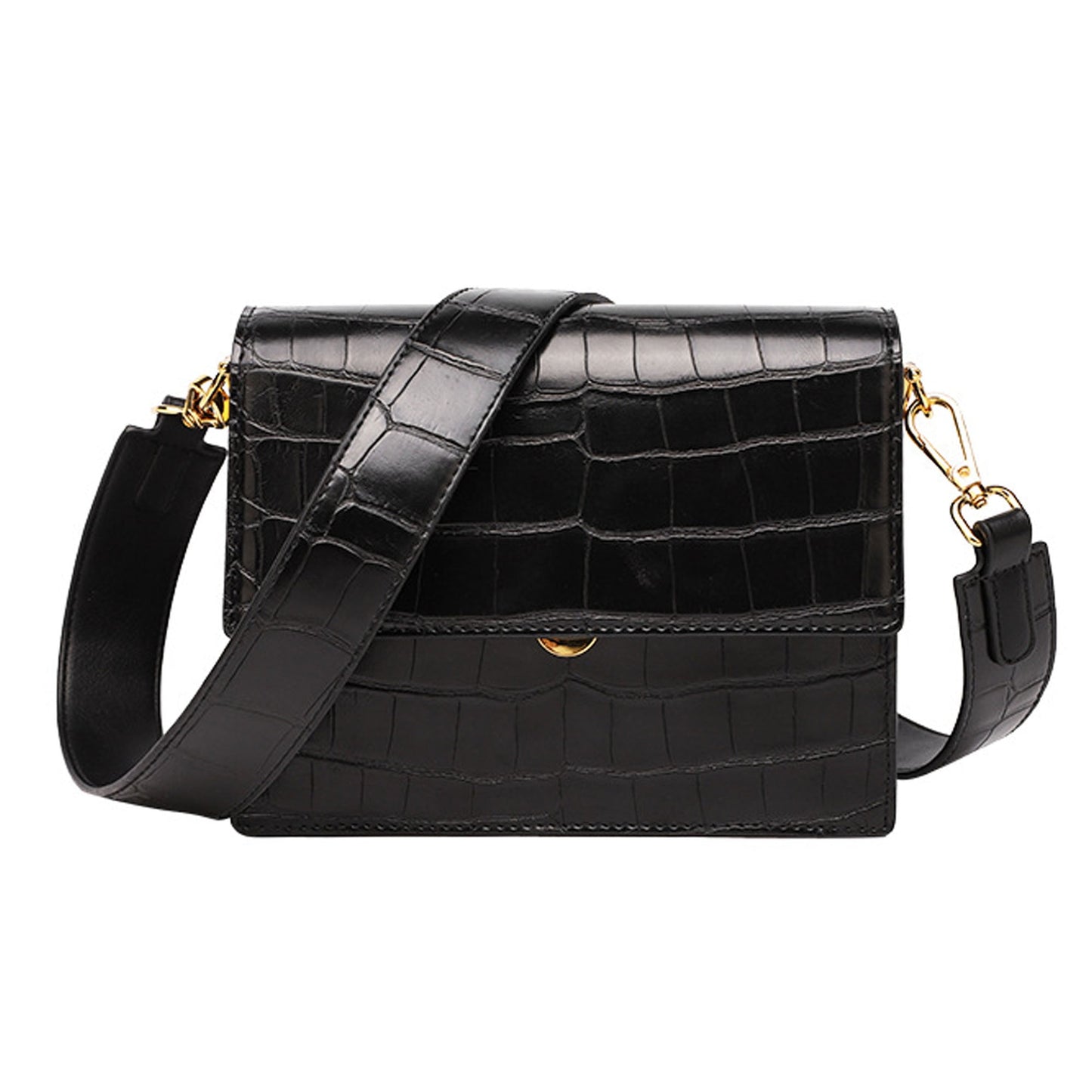Women's Handbag, Leather Shoulder Bag Mini Flap Crossbody Bag