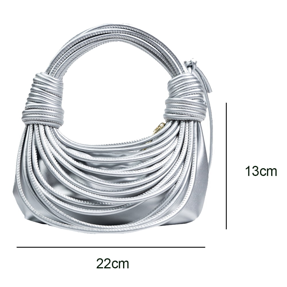 spaghetti drawstring design bags for women, trendy single-shoulder crossbody bag