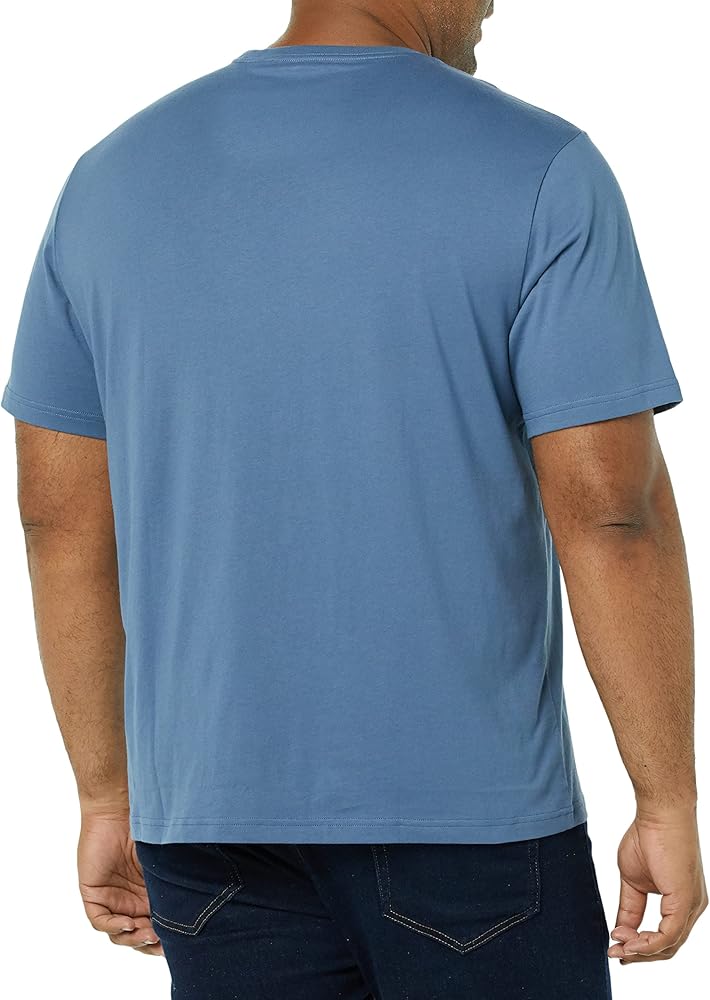Amazon Essentials Mens Big & Tall Short-Sleeve Crewneck T-Shirt W/Pocket