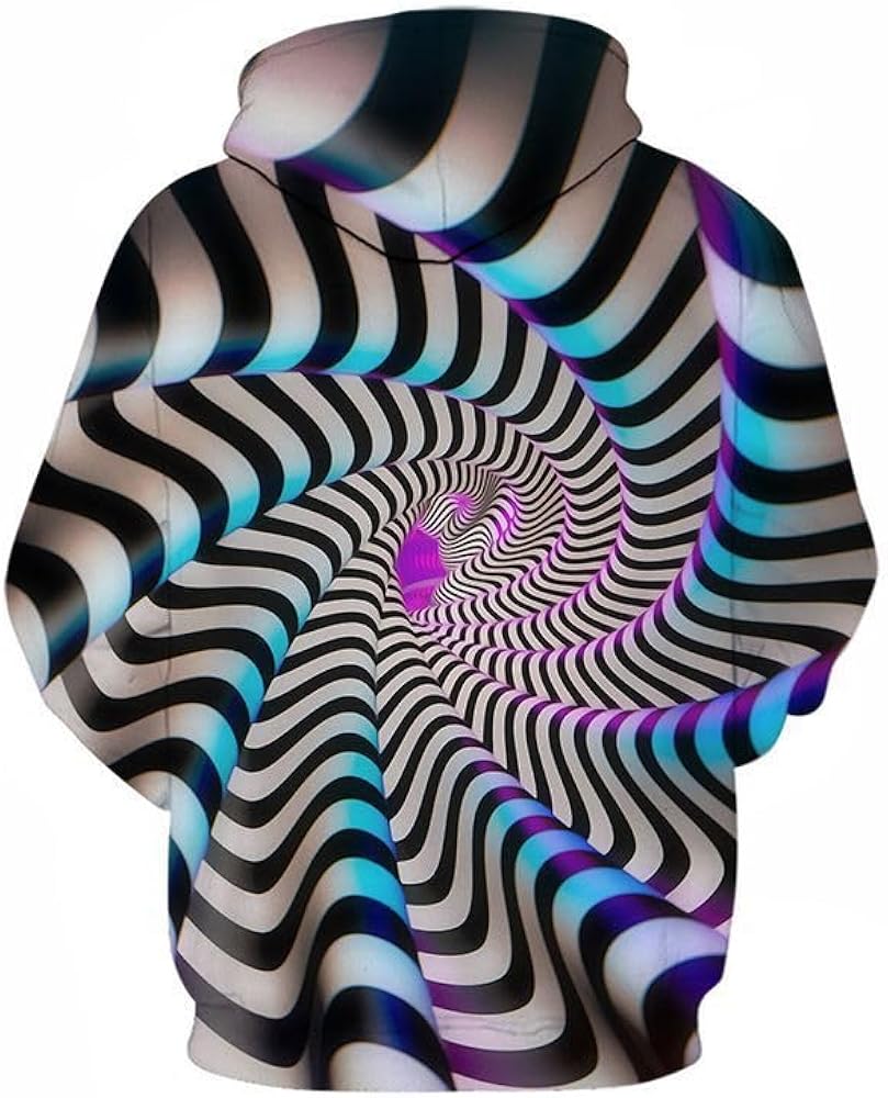 3D Pattern Hoodies for Men Novelty Hoodie