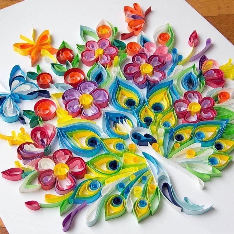 Filigree Painting Kit - Peacock