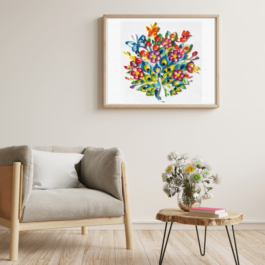 Filigree Painting Kit - Peacock