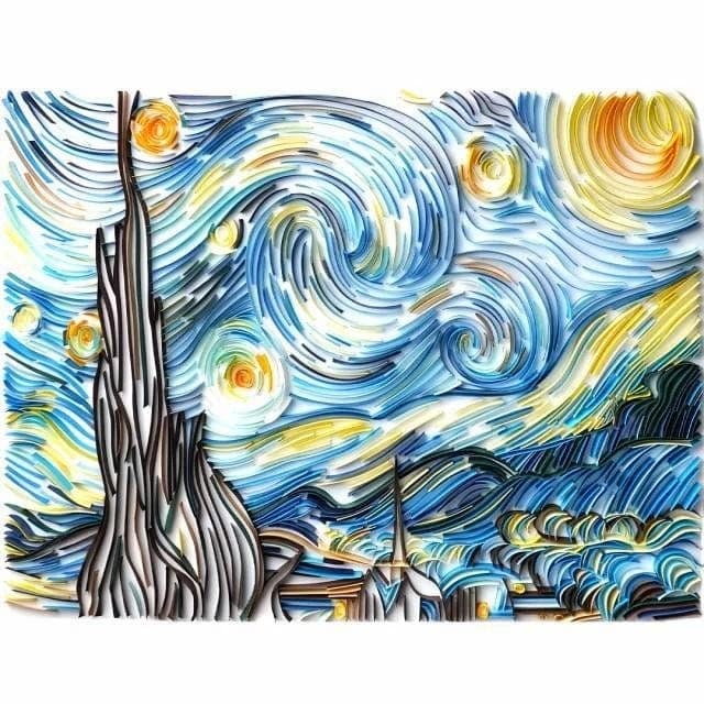 Filigree Painting Kit - Starry Sky