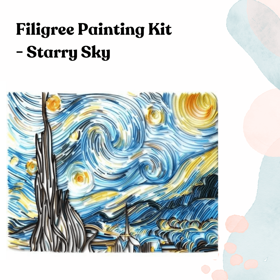 Filigree Painting Kit - Starry Sky