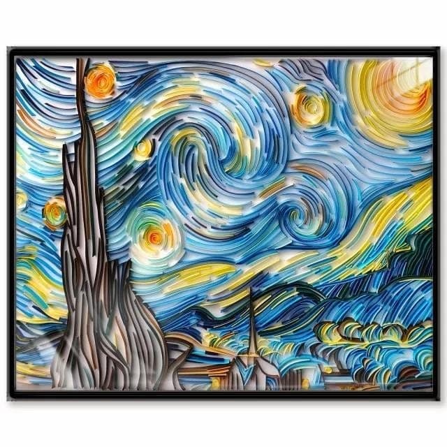 Filigree Painting Kit - Starry Sky