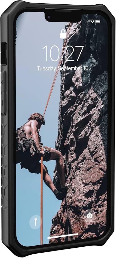 URBAN ARMOR GEAR UAG Designed for iPhone 13 Case Carbon Fiber Rugged Lightweight Slim Shockproof Premium Monarch Protective Cover, [6.1 inch Screen]