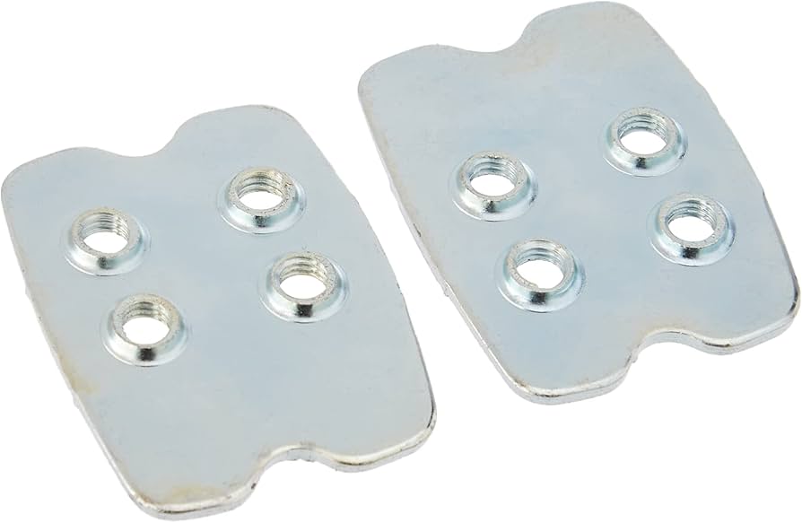 SHIMANO SM-SH51 Plate Set with Counter Plate Black One Size