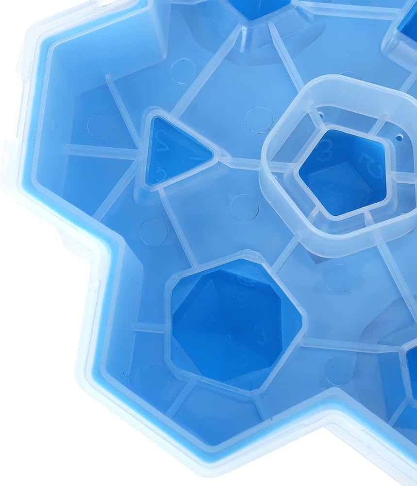 Food Grade Silicone Dice Ice Cubes Tray Mould for Whisky Beer Drinks, Easy Release Non Stick Flexible Chocolate Mould, Kitchen Supplies