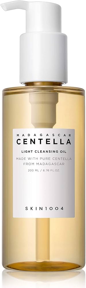 SKIN1004 Madagascar Centella Light Cleansing Oil (6.76 Fluid Ounce) Pure and light oil with fresh cleansing effect, Micellar Cleansing Hypoallergenic Use