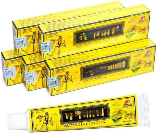 Eczema Psoriasis Creams 5pcs Natural Chinese Herbal Dermatitis and Pruritus Psoriasis Ointment