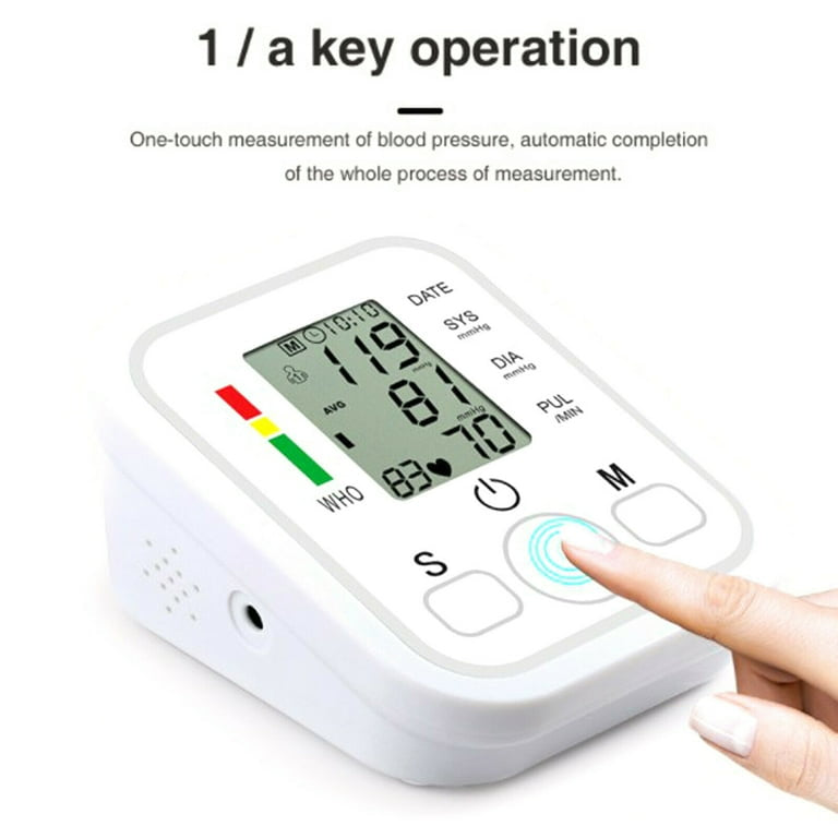 Blood Pressure Monitor for Home Use, Upper Arm BP Machine with Large Cuff
