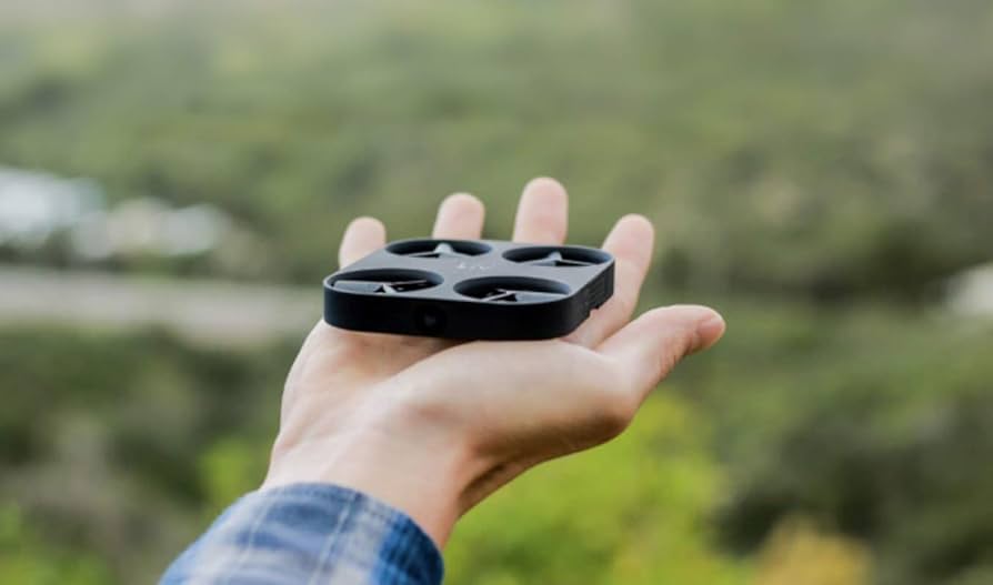 Air Selfie AIR PIX Portable Pocket-Size 12MP HD Flying Camera, Smartphone Control