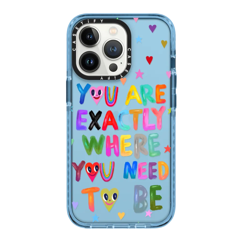 CASETiFY You are exactly where you need to be For Apple iPhone 13 Pro