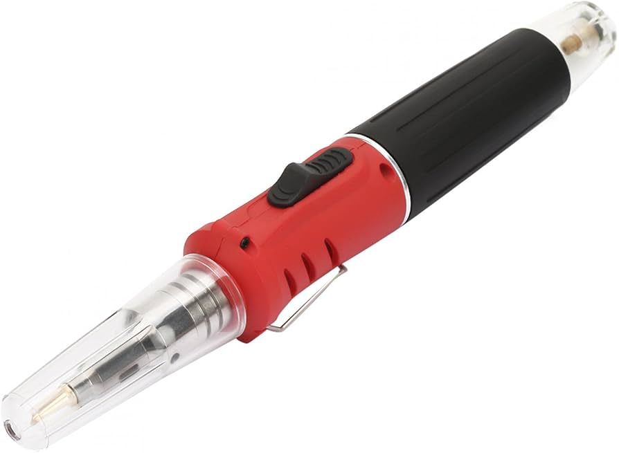 Butane Soldering Iron, Cordless Gas Soldering Gun Iron Kit, Portable Professional Soldering Iron Set, 10PCS HS-1115K Multi-Function Butane Gas Soldering Iron
