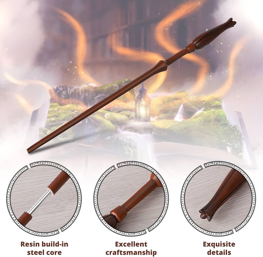 Wizard Wands Witches Magic Wand for Kids Sorcerer Toy Witchcraft Collection and Cosplay
