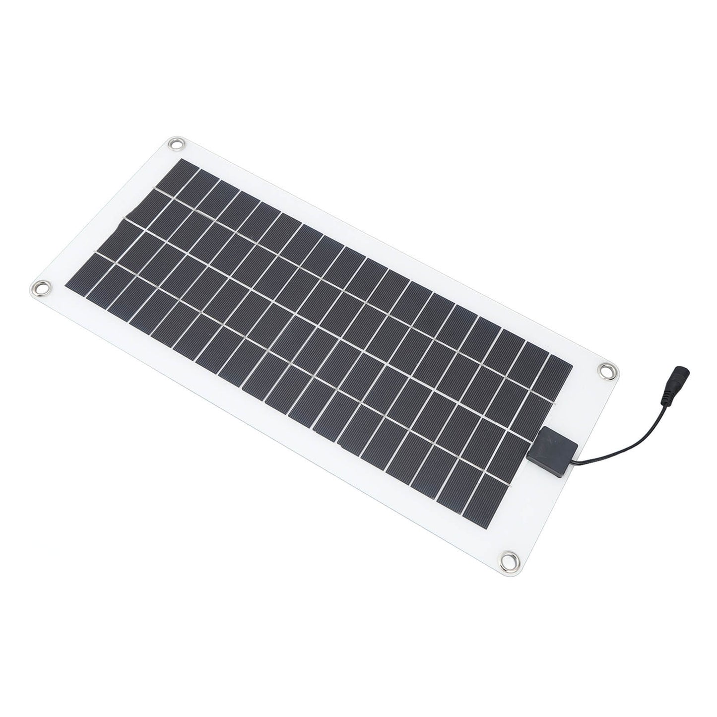 Solar Panel Kit 30W 12V Polycrystalline Waterproof Solar Panel Kit with Battery Clip Cigarette Lighter