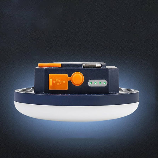 Camping Light, USB Rechargeable Camping Lantern 7200mAh Battery Waterproof Tent Light with Magnet 4 Modes Power Bank for Hiking Camping