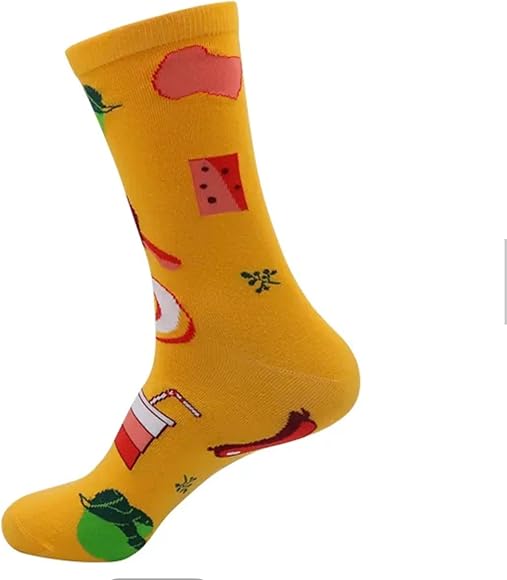 pizza socks - Pizza Patterned Dress Socks - Funny Pizza Socks - Funny Novelty socks, Funny Crew Socks, Unisex sizing., Multi