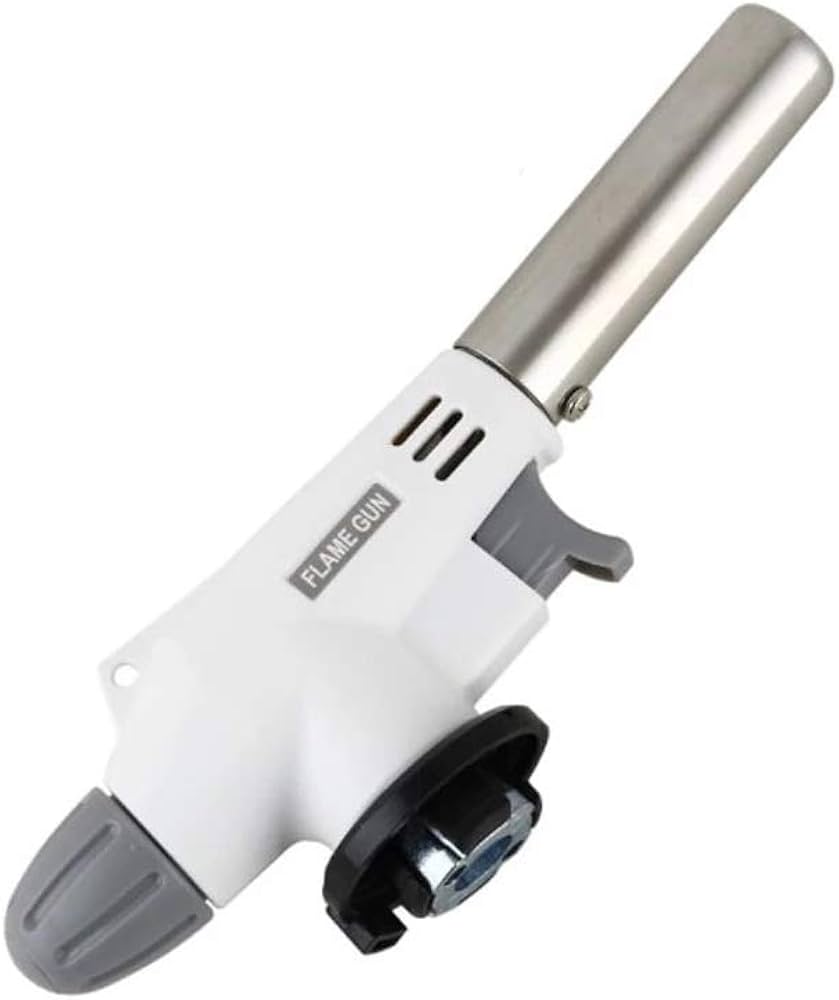 Camping Baking Barbecue Gas Torch Welding Fire Maker Lighter Butane Burner Flame Metal Flame Gun WeldingTorch Lighter Heating