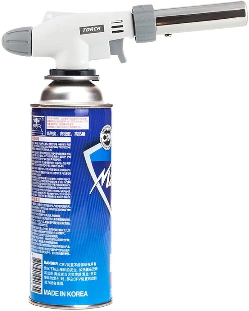 Camping Baking Barbecue Gas Torch Welding Fire Maker Lighter Butane Burner Flame Metal Flame Gun WeldingTorch Lighter Heating