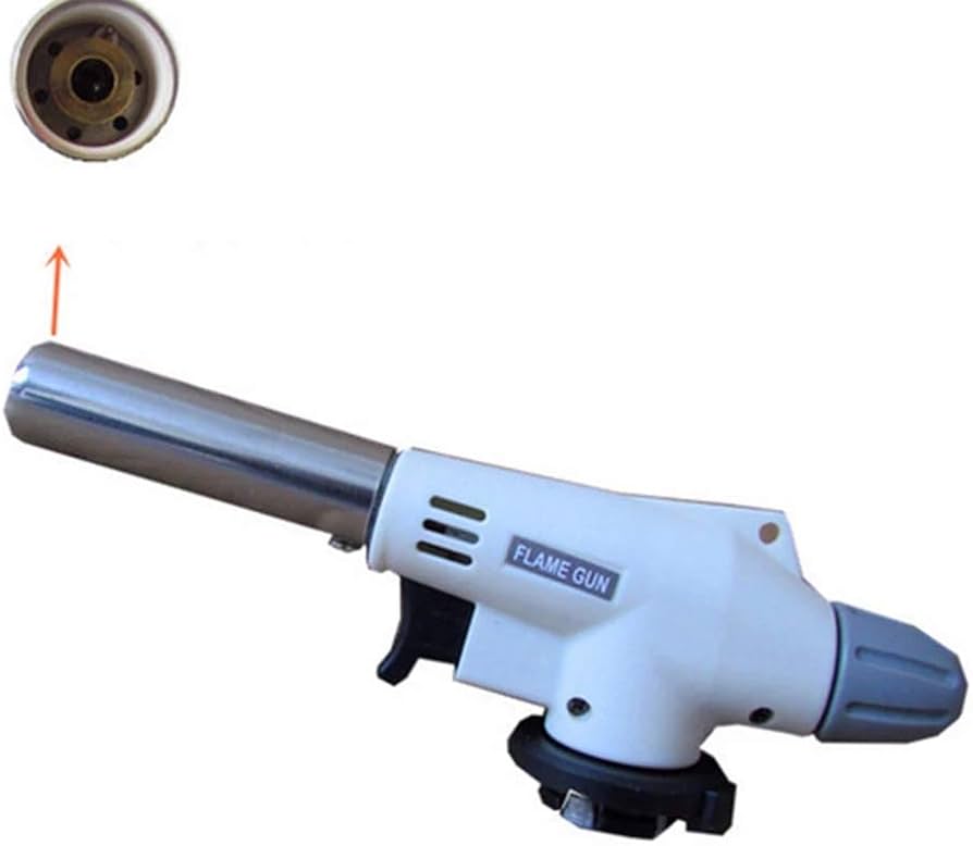 Camping Baking Barbecue Gas Torch Welding Fire Maker Lighter Butane Burner Flame Metal Flame Gun WeldingTorch Lighter Heating