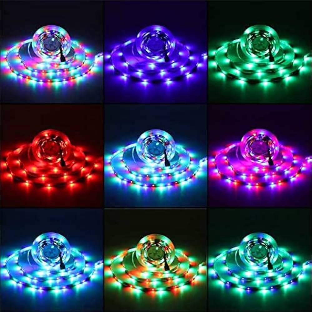LED Strips 15M RGB LED Strip Light RGB Tape DC12V SMD 3528 Ribbon Diode LED Flexible Stripe Lamp 44key IR Remote Control