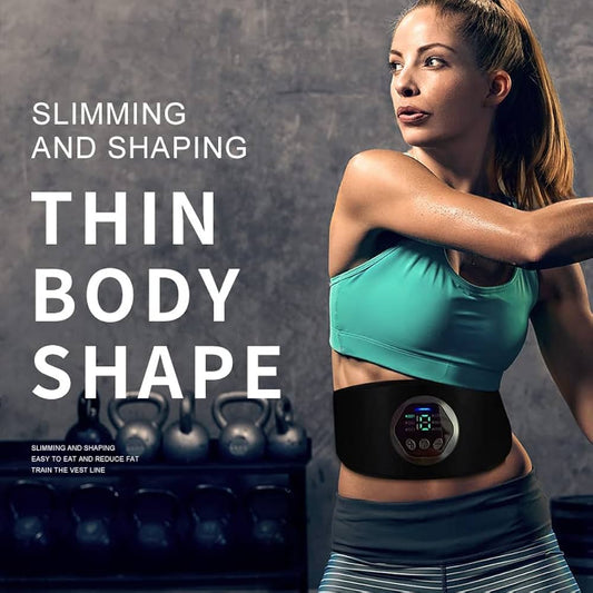 ABS Stimulator, Ab Machine, Abdominal Toning Belt Muscle Toner Fitness Training Gear Ab Trainer Equipment for Home