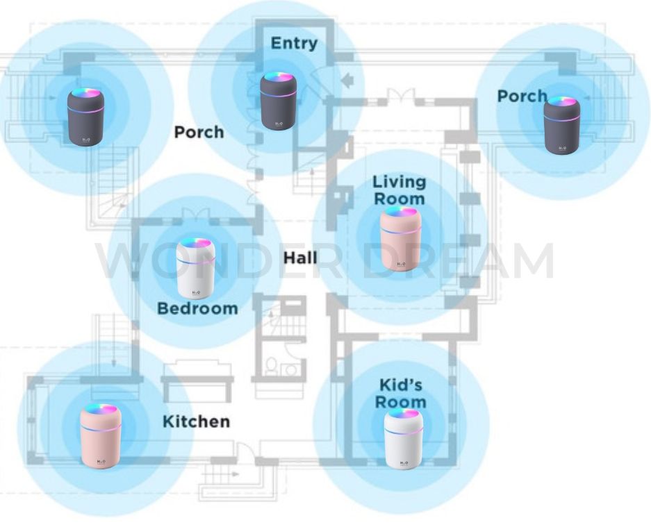 WONDER DREAM Nano-Atomization Humidifier / Diffuser