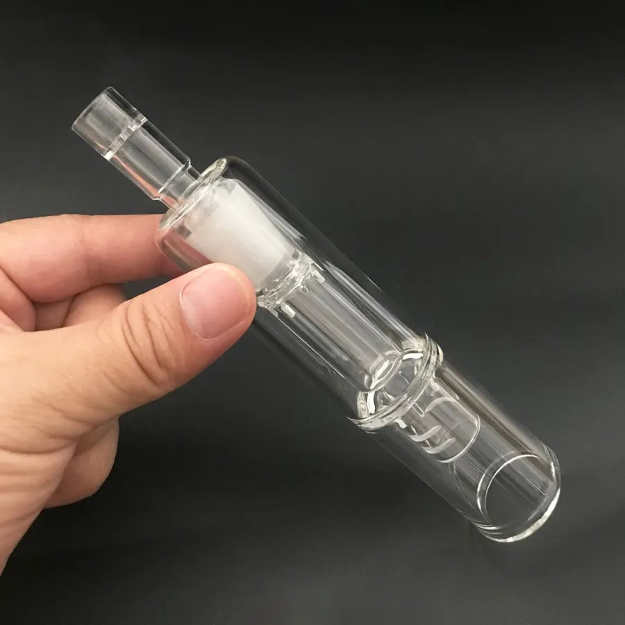 14MM Water Bubbler Mouthpiece Stem High Quality Hookahs Smoking Tool With Glass Adaptor VS Bong